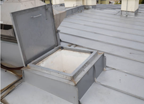 roof access hatches for industrial buildings