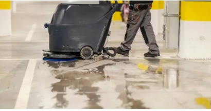 commercial floor cleaning