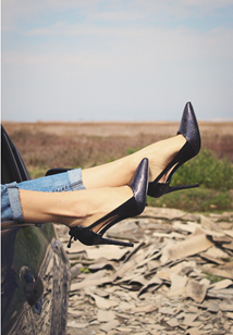 high heels